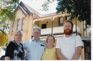 Anne Field, Jack Mundey, Catherine Stanmore, Peter Duggan at Griffith House, Kogarah February 7th 2013