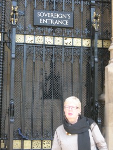 Sovereigns Entrance - Houses of Parliament London June 5 2013