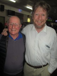 Bruce Sharp and John Johnston (Local Studies Librarian at Georges River Council)