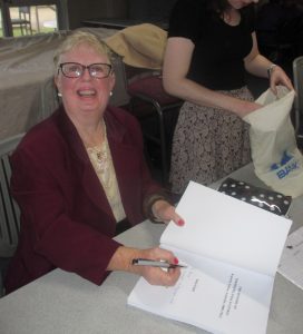 Anne Field Signing her Book